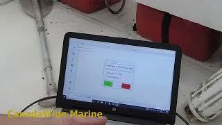 Diagnostic scanning of 40 HP Mercury outboard.