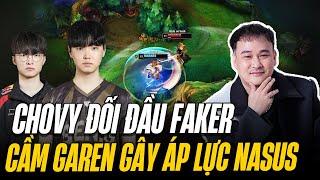 CHOVY ĐỐI ĐẦU FAKER | CẦM GAREN CHÍ MẠNG KHẮC CHẾ NASUS CỦA FAKER TẠI RANK HÀN | LING REACTION