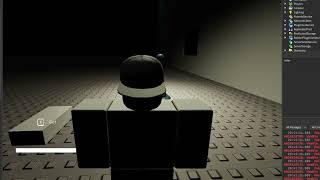 Horror game thing that I made in Roblox