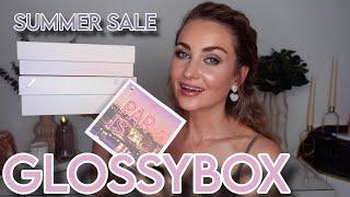 GLOSSYBOX SUMMER SALE 5 BEAUTY BOXEN UNBOXING  ES GIBT EINE PALETTE ️