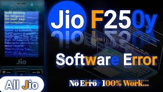 Jio F250y Software Error | Jio F250y Flashing Miracle Box | All Jio Error Fixed