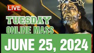 QUIAPO CHURCH LIVE MASS TODAY REV FR HANS MAGDURULANG JUNE 25,2024