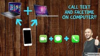 How to Call Text and FaceTime Someone on the Computer (Windows 10 and MAC)