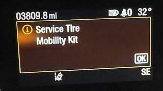 2021 Ford Escape 3k miles Warning Light On Service Tire Mobility Warning Light Fix