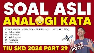 SOAL TIU CPNS 2024 ANALOGI KATA DAN KALIMAT