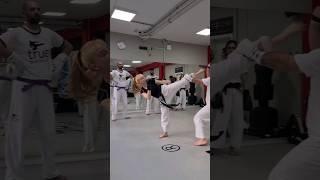 ️ Karate Girl Blackbelt  Showing  Skills #kickboxing #taekwondo #mma