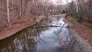 DELPHI DRONE - Tour of Deer Creek at Monon High Bridge - Raw Video  - Indiana - Abby & Libby