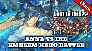 【FEH】HE FIGHTS FOR HIS FRIENDS. - Anna 1 TURNS Ike Emblem Hero Battle (Abyssal)