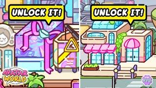  UNLOCK NEW APARTMENT & JEWELRY SHOP  | NEW SECRETS HACKS BUGS IN AVATAR WORLD PAZU 