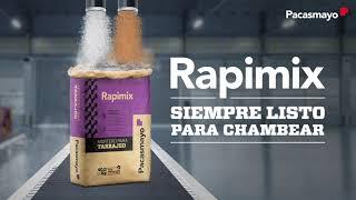 ¡Llegó RAPIMIX, la mezcla siempre lista para trabajar!