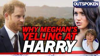 "She's hiding away & yelling at Prince Harry" Meghan Markle's new meltdown revealed by Angela Levin