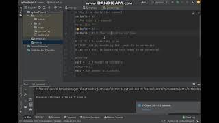 pycharm comment