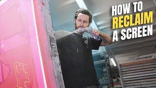 LEARN T-SHIRT PRINTING | The Secrets to Reclaim Screens at Home | Step by Step T-Shirt Business