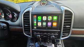 Wireless CarPlay and AndroidAuto in Porsche Cayenne 2011-2016 (supports touch screen)