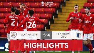 Barnsley Win Nine Goal Thriller! |  Barnsley 5-4 Barrow AFC  | Emirates FA Cup 2021-22