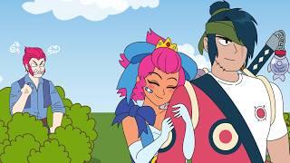 Brawl Stars Animation KENJI and PRINCESS SHELLY