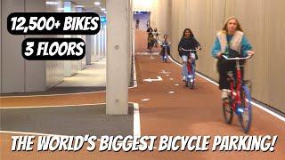 The LARGEST Bicycle garage in the world!