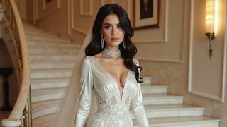 Stunning AI Model Girls in a Sexy White Wedding Dress – 4K Lookbook 19.