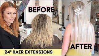 TAPE IN HAIR EXTENSIONS SHORT TO LONG