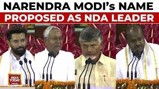 Modi 3.0: NDA Allies Support The Proposal Naming Narendra Modi As NDA Leader | India Today News