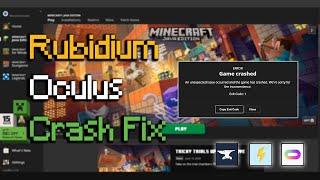 How to Fix Forge Oculus & Rubidium mod Crash Problem | Minecraft 1.20.1