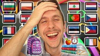 Hilarious "BACK TO SCHOOL!" Reactions In 15 Different Languages