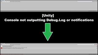 [Unity] Console not outputting from Debug.Log()