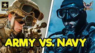 US ARMY VS. US NAVY - THE ULTIMATE COMPARISON