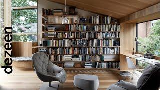 Ten living rooms with statement shelving | One-minute videos | Dezeen