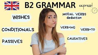 Repaso Gramática B2 inglés - explicación y ejemplos 2021