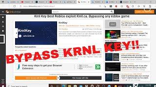 (updated) How to bypass the KRNL key system (November 2022) *PATCHED*