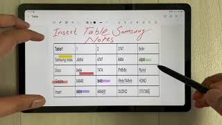 How to Insert Table in Samsung Notes - The Alternative Method