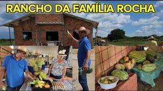 CONSTRUÇÃO DO RANCHO DA FAMÍLIA ROCHA. SÍTIO NOVA ESPERANÇA. JAÍBA-MG