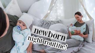 Newborn night routine! 2.5 months old! | REAL LIFE