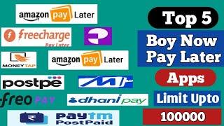 Top 5 Buy Now Pay Later Apps || Best Buy Now Pay On Emi Apps || New Buy Now Pay Later Apps
