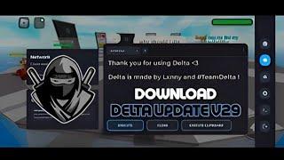 [New] Delta Executer v29 Latest Version Update Fixed Roblox Upgrade Crashed Download Link