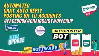 2024 new offerup bot facebook autoposter craigslist bulk auto ad posting software new bot live ads