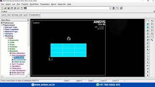 Creation of mass element and its properties - Ansys APDL #39