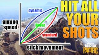 IMPROVE YOUR AIM with these WARZONE TIPS (best aim response curve type)