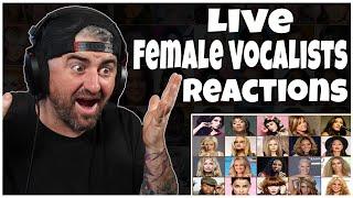 Live Female Vocalists Reactions Vol. 28