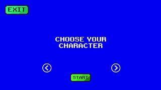 Choose your Character Overlay - Blue Screen