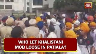 Dramatic Clash In Punjab's Patiala, Shiv Sena Workers & Pro-Khalistani Groups Go On A Rampage
