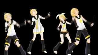 【Kagamine Rin,Len,Rinto,Lenka】 Poker Face【MMD】