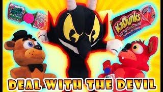 Five Nights at Freddy's Plush vs Cuphead Devil "Don't Deal with Devil Candy" Fnaf Kadunks Fidget Pop