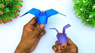 How To Make Paper Flapping Bat | Moving Paper Toy Ideas | DIY Flapping Origami Bat