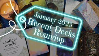 TAROT AND ORACLE DECK HAUL | Recent Deck Roundup | January 2023