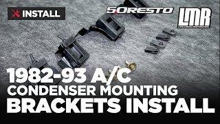 1982-1993 Mustang 5.0 Resto A/C Condenser Mounting Bracket Kit - Install & Review