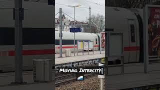 Intercity Express (ICE) pass by high speed 