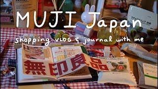 My MUJI Japan Haul ️  (a cozy shopping vlog & journaling time) | Rainbowholic