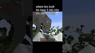 Bit far from spawn bro #minecraft #memes #minecraftmemes #gaming #minecraftshorts #funny #fyp #meme